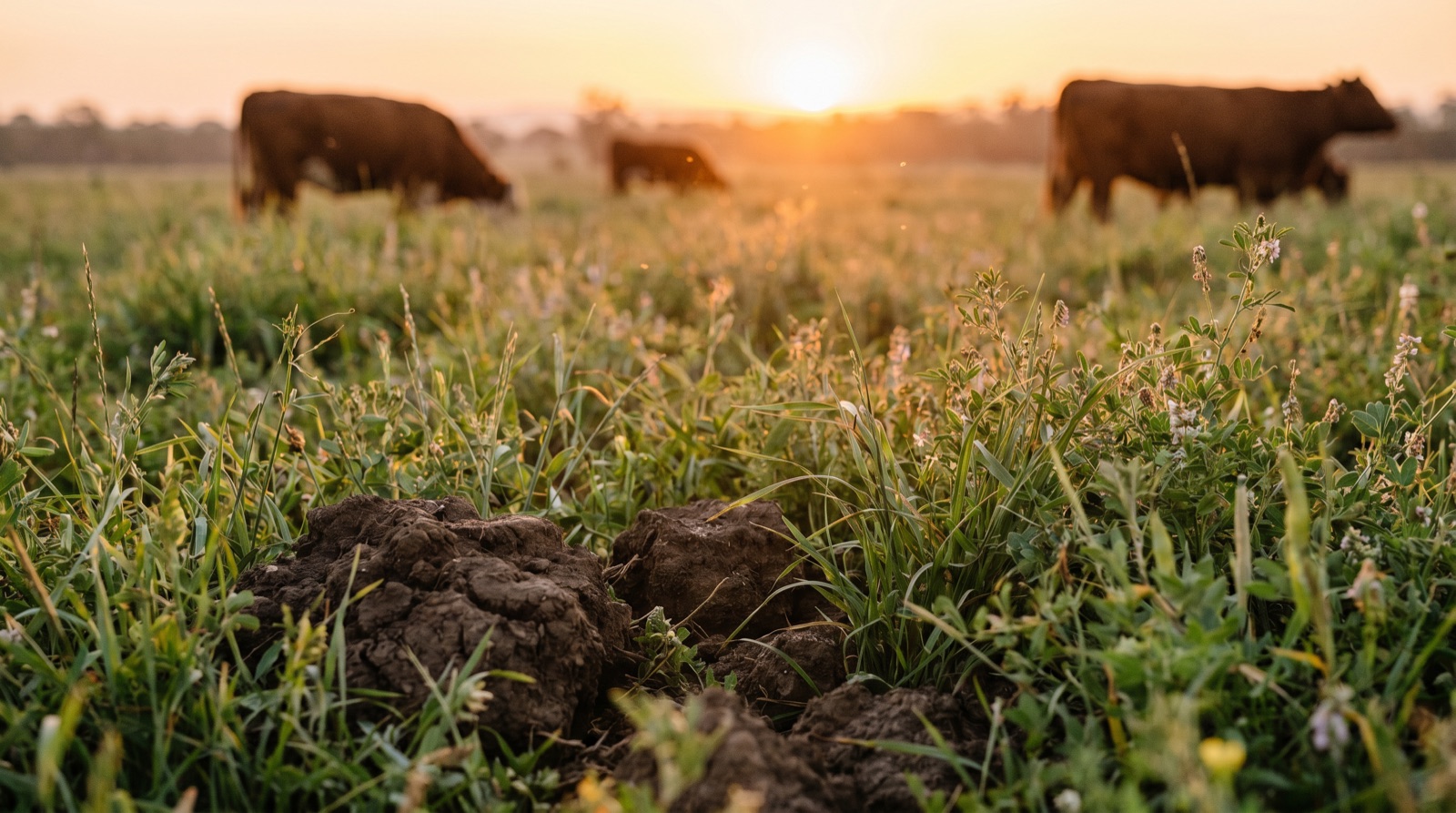 Regenerated saltbush and native grassland on a Queensland grazing property