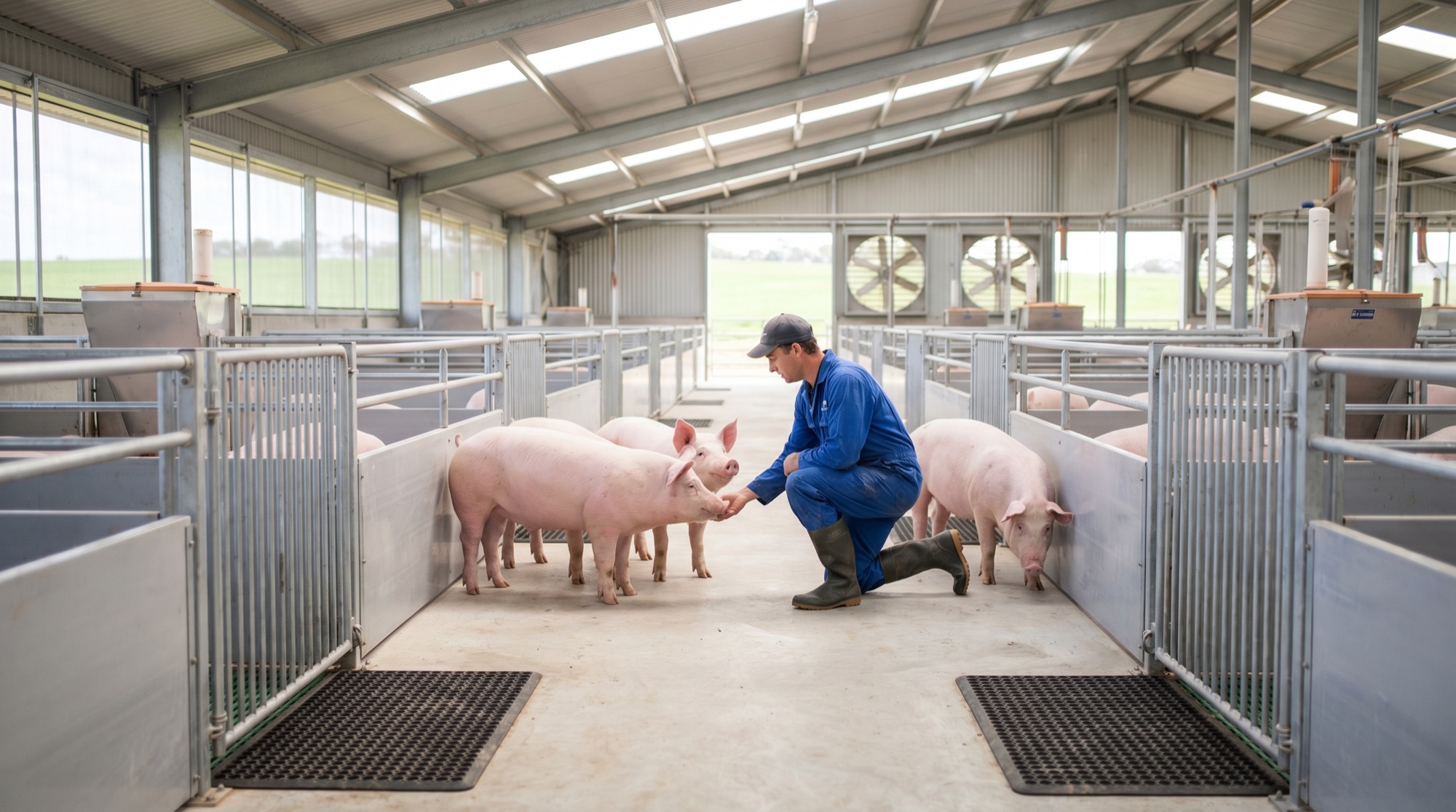 Biosecurity inspection of imported pork products at an Australian port